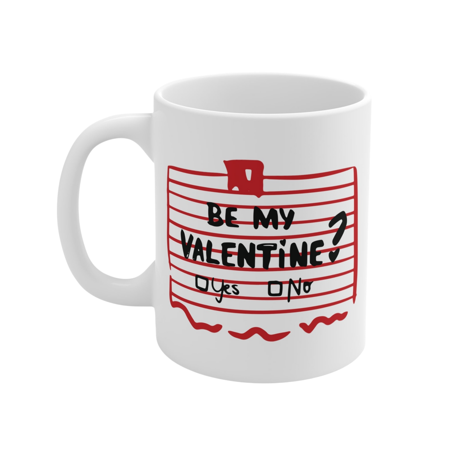 Be My Valentine Yes Or No Mug
