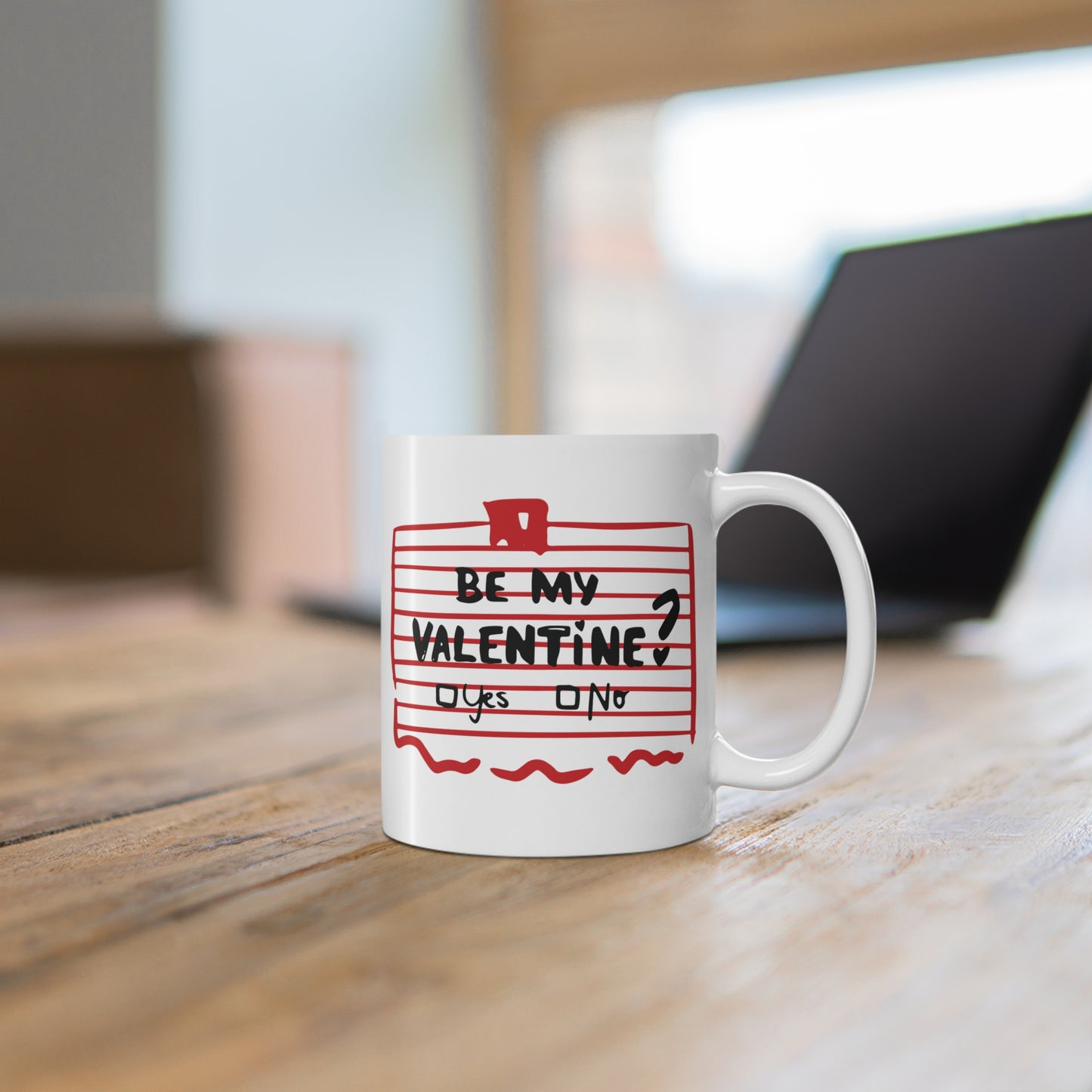 Be My Valentine Yes Or No Mug