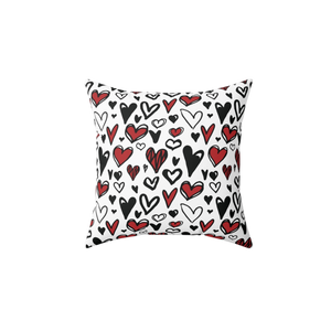 Heart Printed Pillow