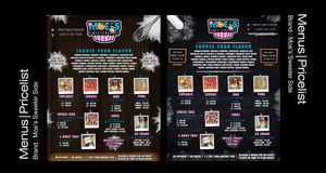 Flyer, Menu & PriceList Design & Prints