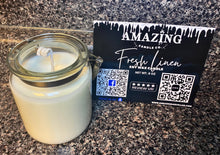 Charger l&#39;image dans la galerie, Fresh Linen Soy Wax Candle
