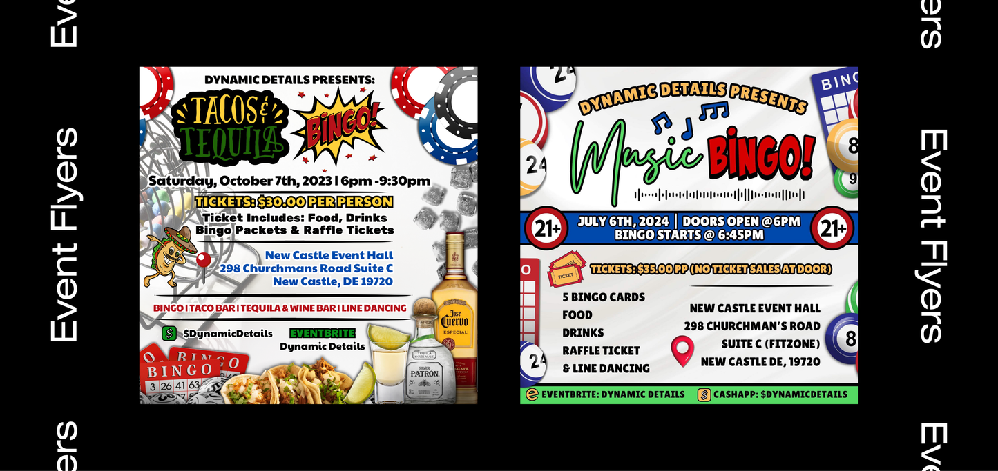 Flyer, Menu & PriceList Design & Prints