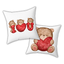 Load image into Gallery viewer, I ♥️ U Bear Pillow
