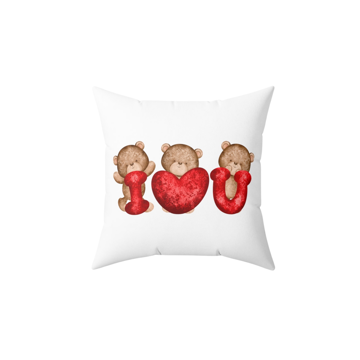 I ♥️ U Bear Pillow