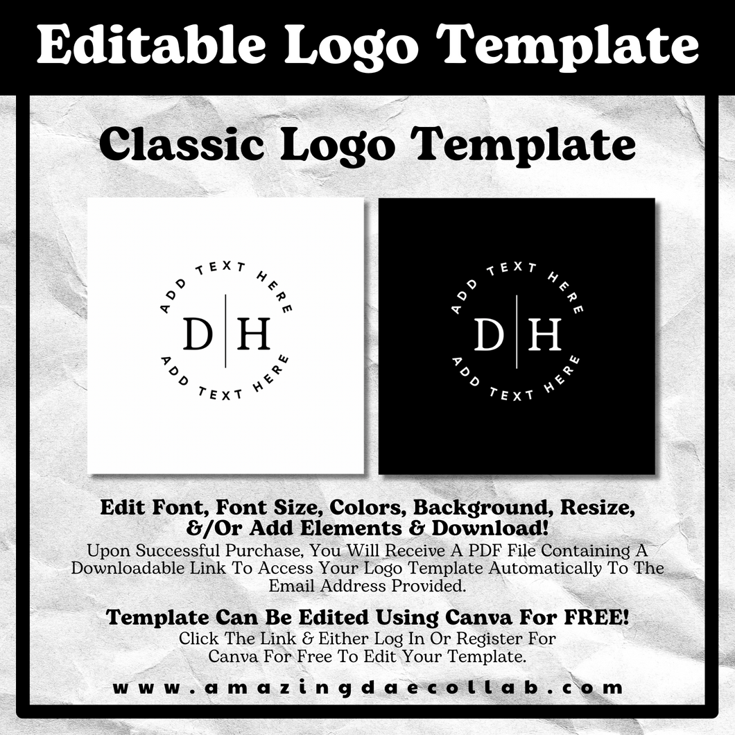 Editable Logo Templates