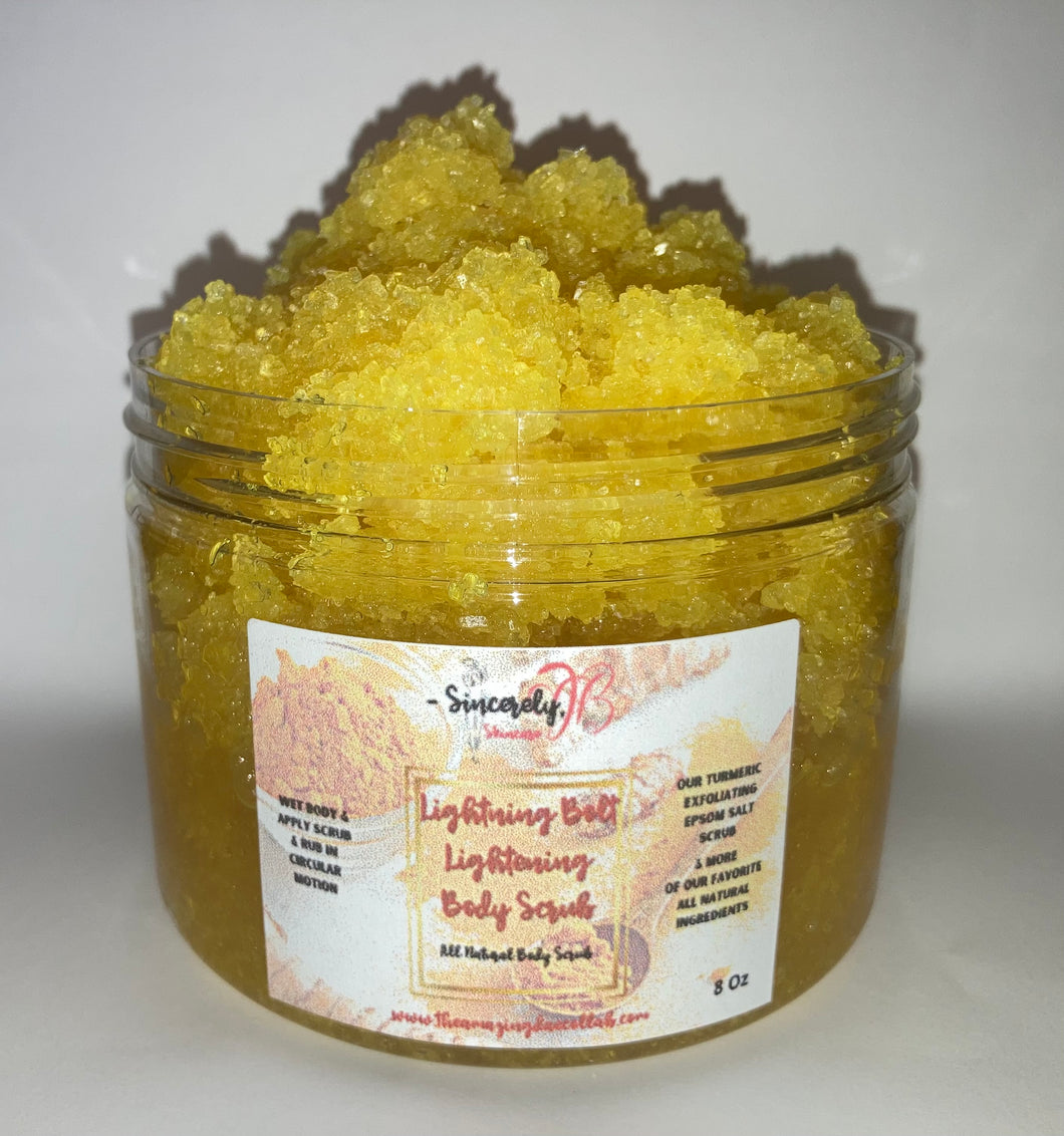 Lightning Bolt Lightening Exfoliating Epsom Salt Body Scrub