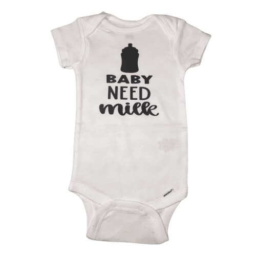 Baby Need Milk Onesie